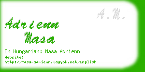 adrienn masa business card